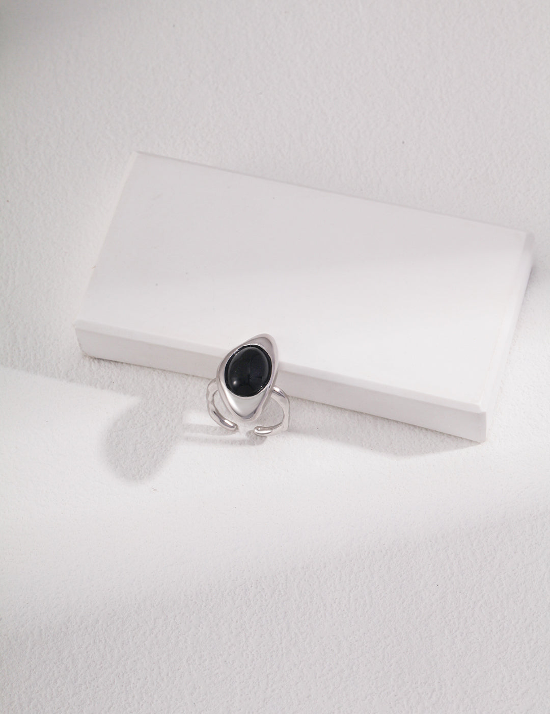 Black Ocean Eye Onyx Ring